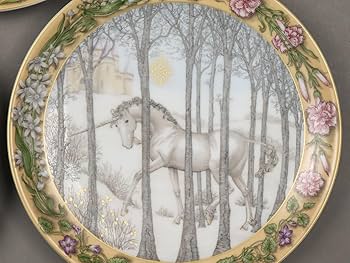 Amazon.co.jp: フッチェンロイター ユニコーン 飾り皿 3枚